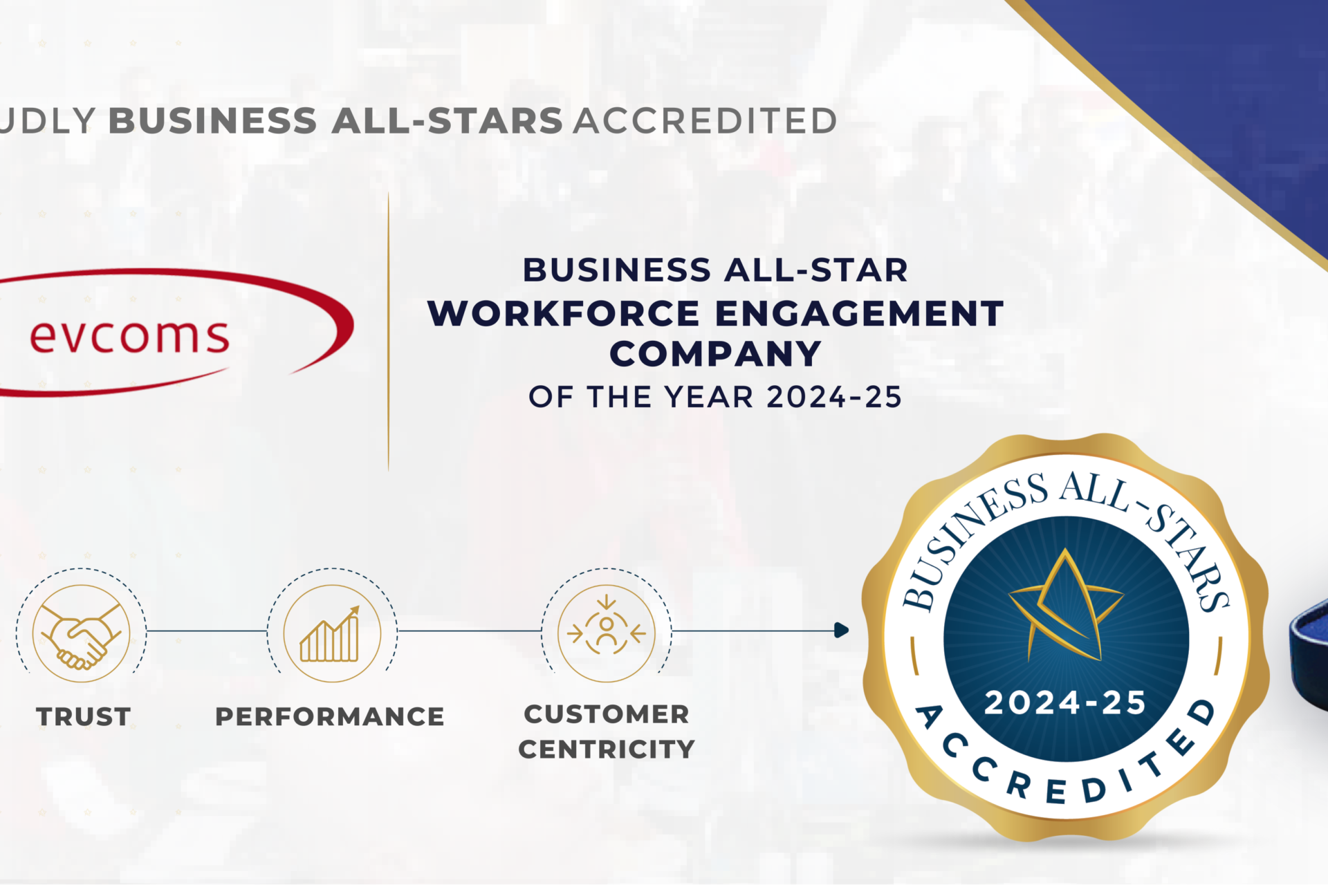 evcoms Sets the Gold Standard for Workforce Engagement Excellence